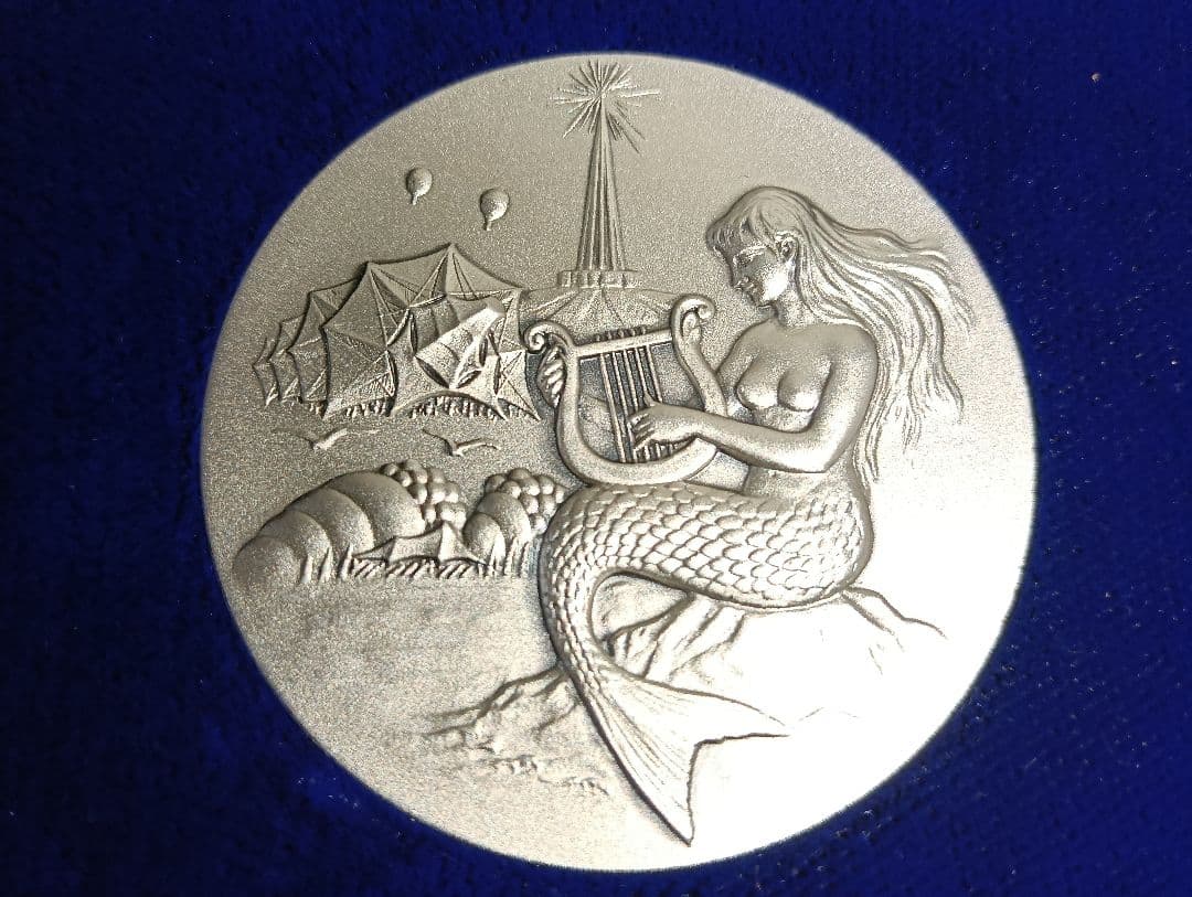 き*ん様 海と島の博覧会・ひろしま（海島博覧会）1989年　公式記念メダル　品位