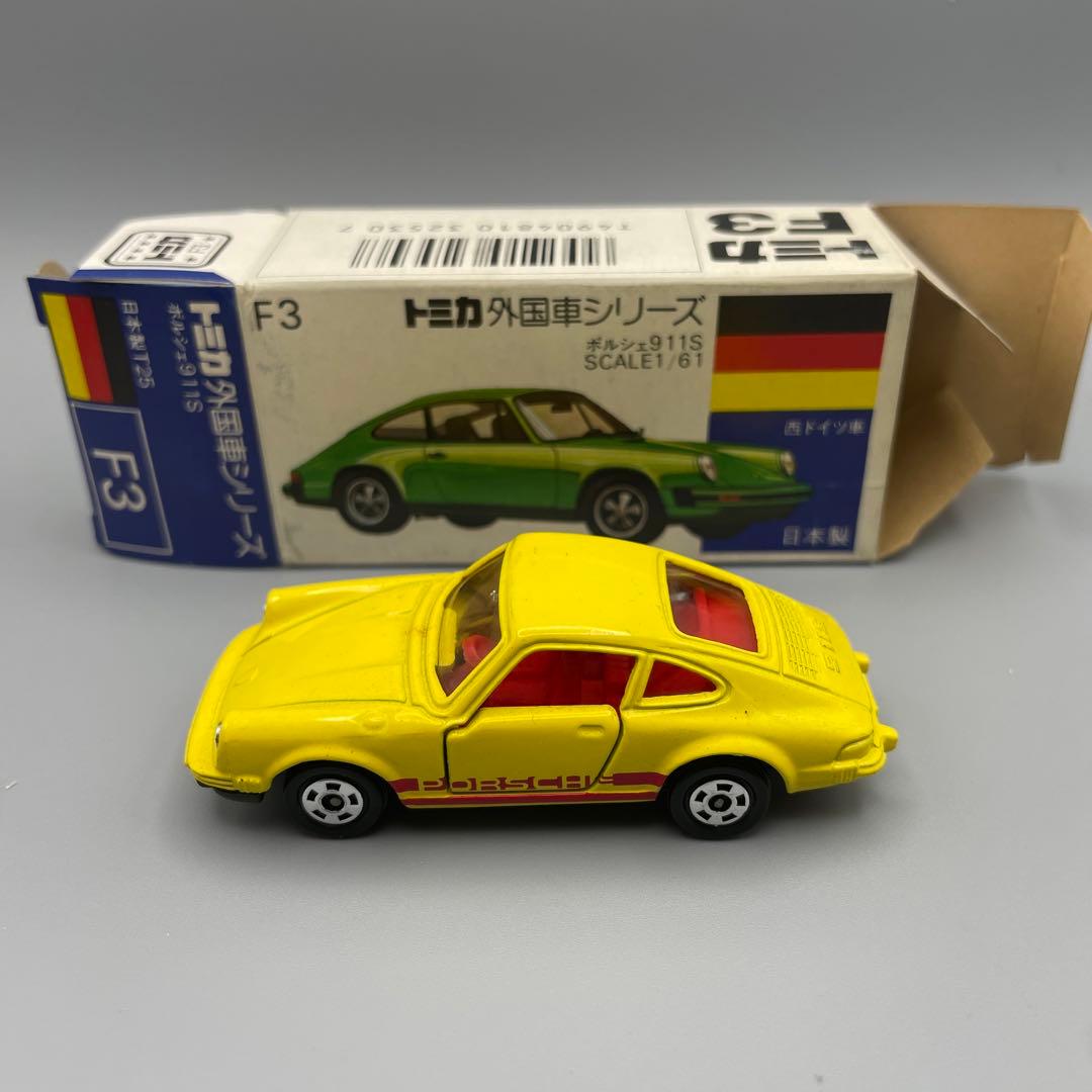 トミカ　青箱 F3 ポルシェ911S