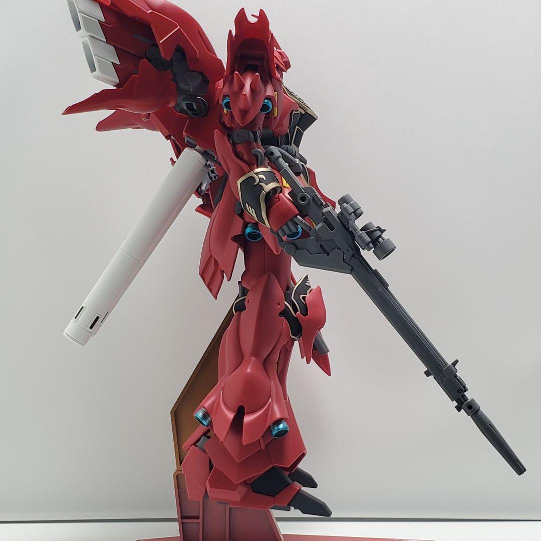 HGUC シナンジュ 塗装 完成品 バンダイ ガンプラ 1/144