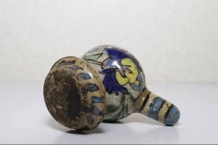 18世紀 ペルシャ 彩陶灯火器