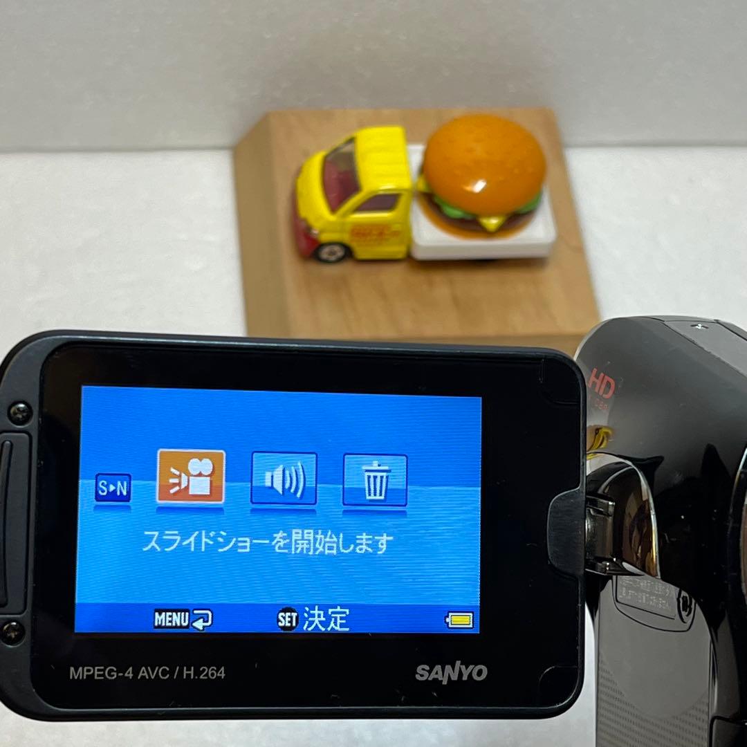 SANYOデジタルムービーカメラXacti DMX-CA100ブラック☆実動品☆