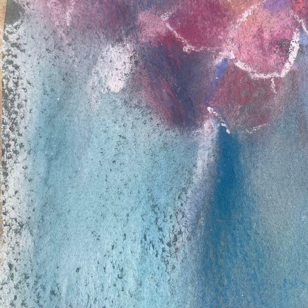 パステル画/色褪せない花束の贈り物/癒し/ヒーリング/パワースポット/