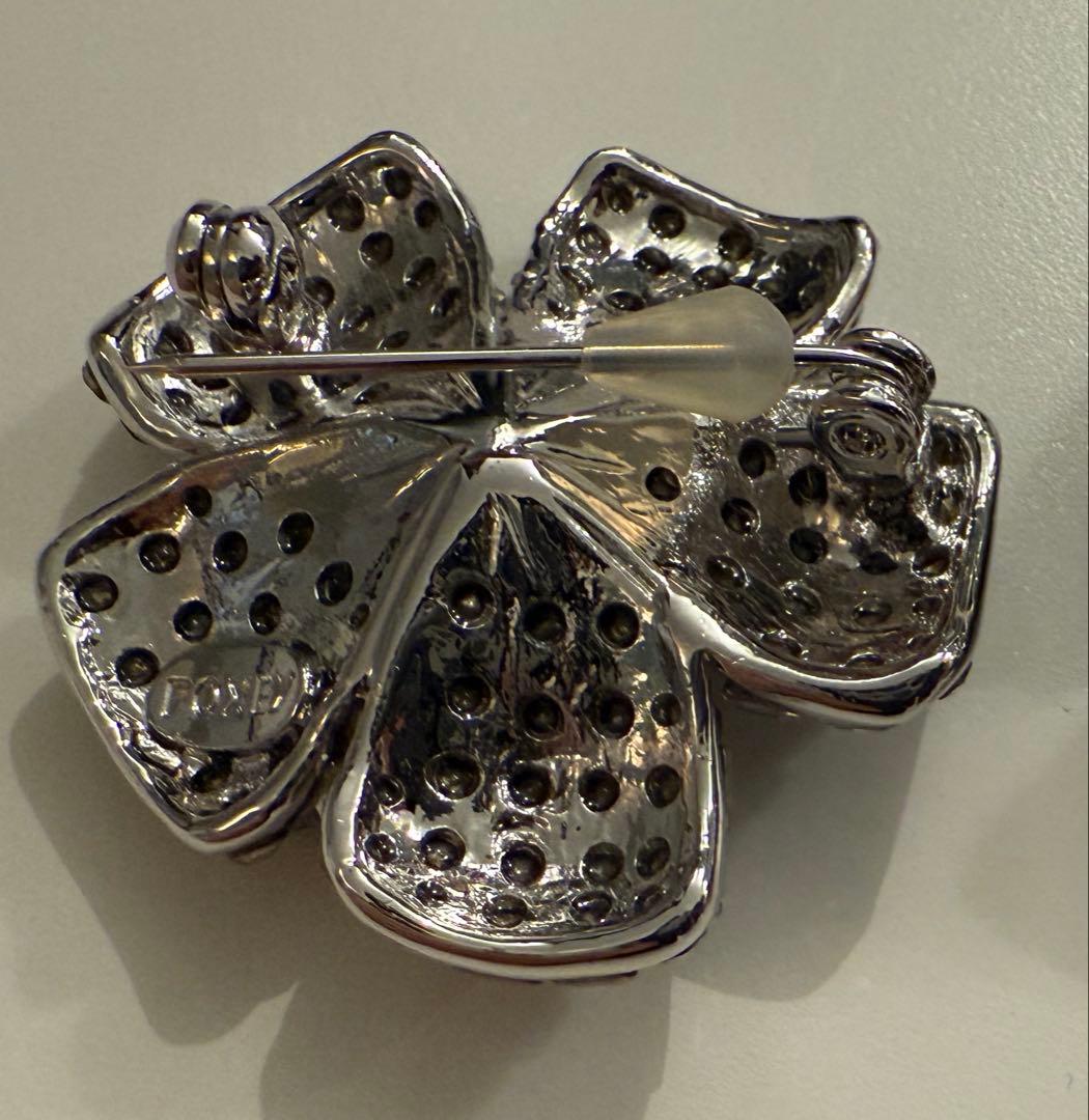 Foxey Fleurブローチ　クリスタル