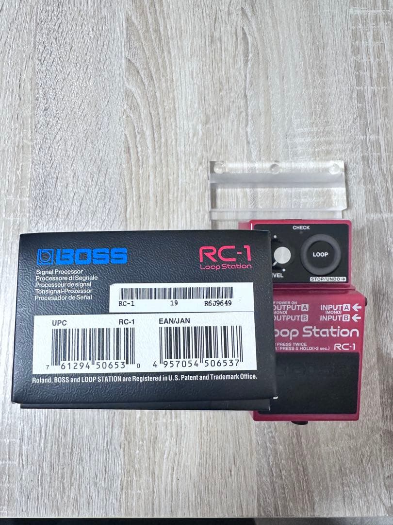 BOSS RC-1 ループステーション 赤
