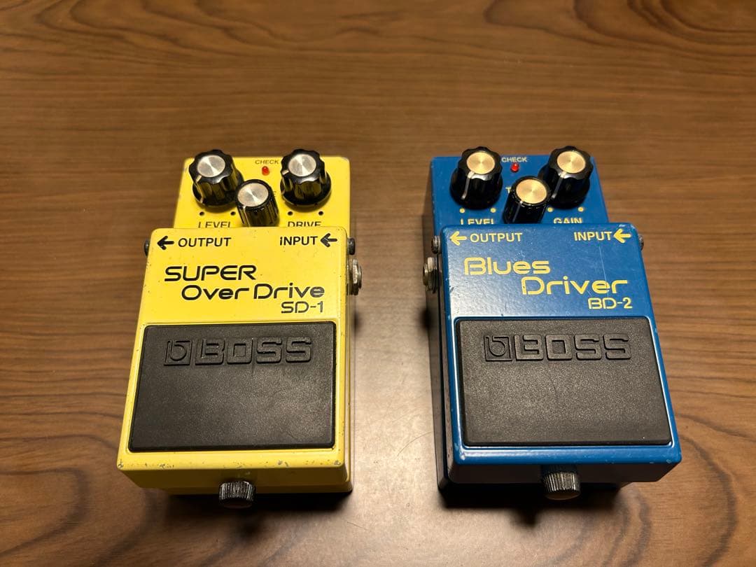 BOSS SD-1 & BD-2 オーバードライブペダル