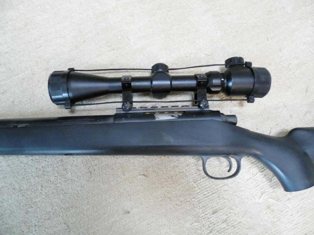 東京マルイ VSR-10　エアコッキングプラスチック製スコープ付き　サイレンサー