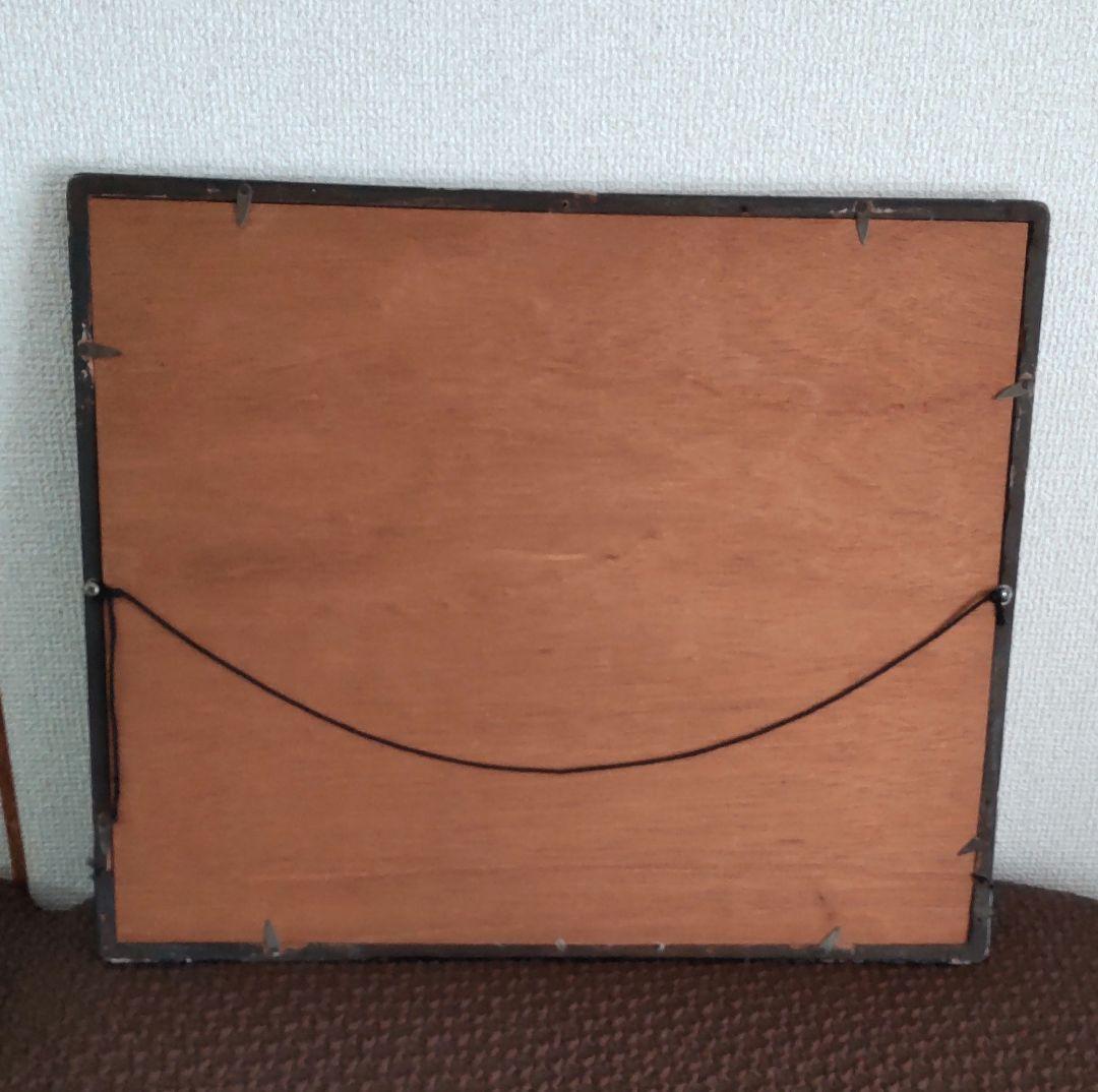 飾り額(へら浮子)額縁(へら浮子についての 説明文付き)