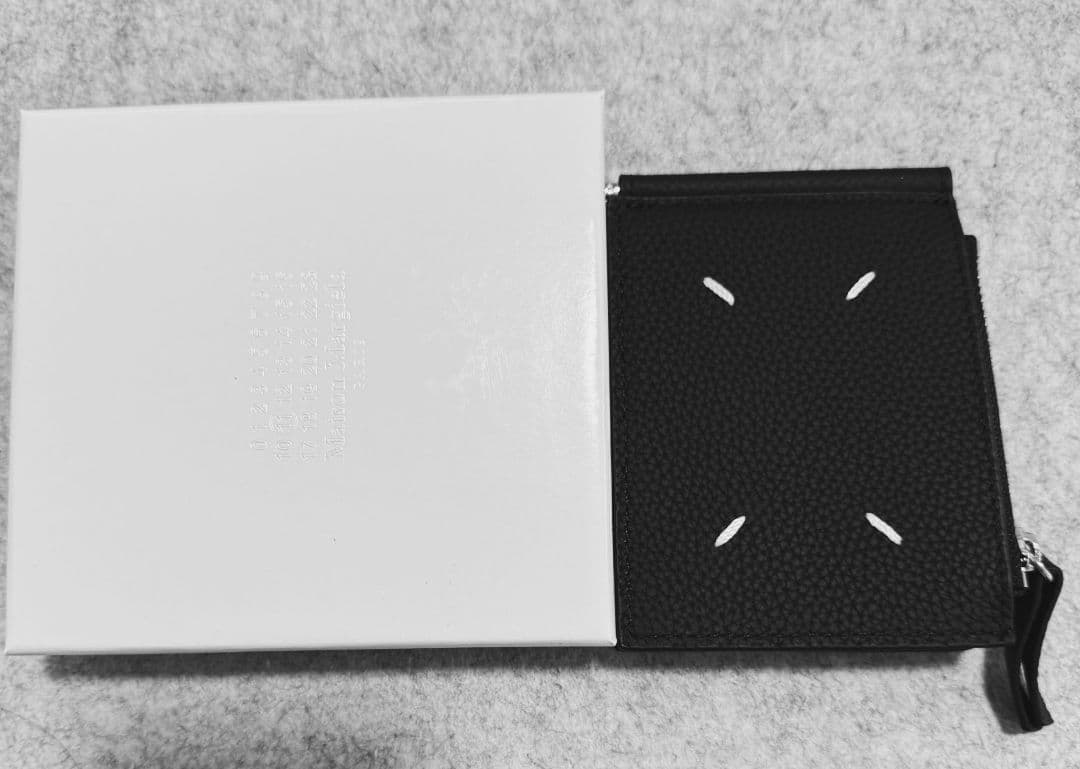 Maison Margiela ブラック 二つ折り財布