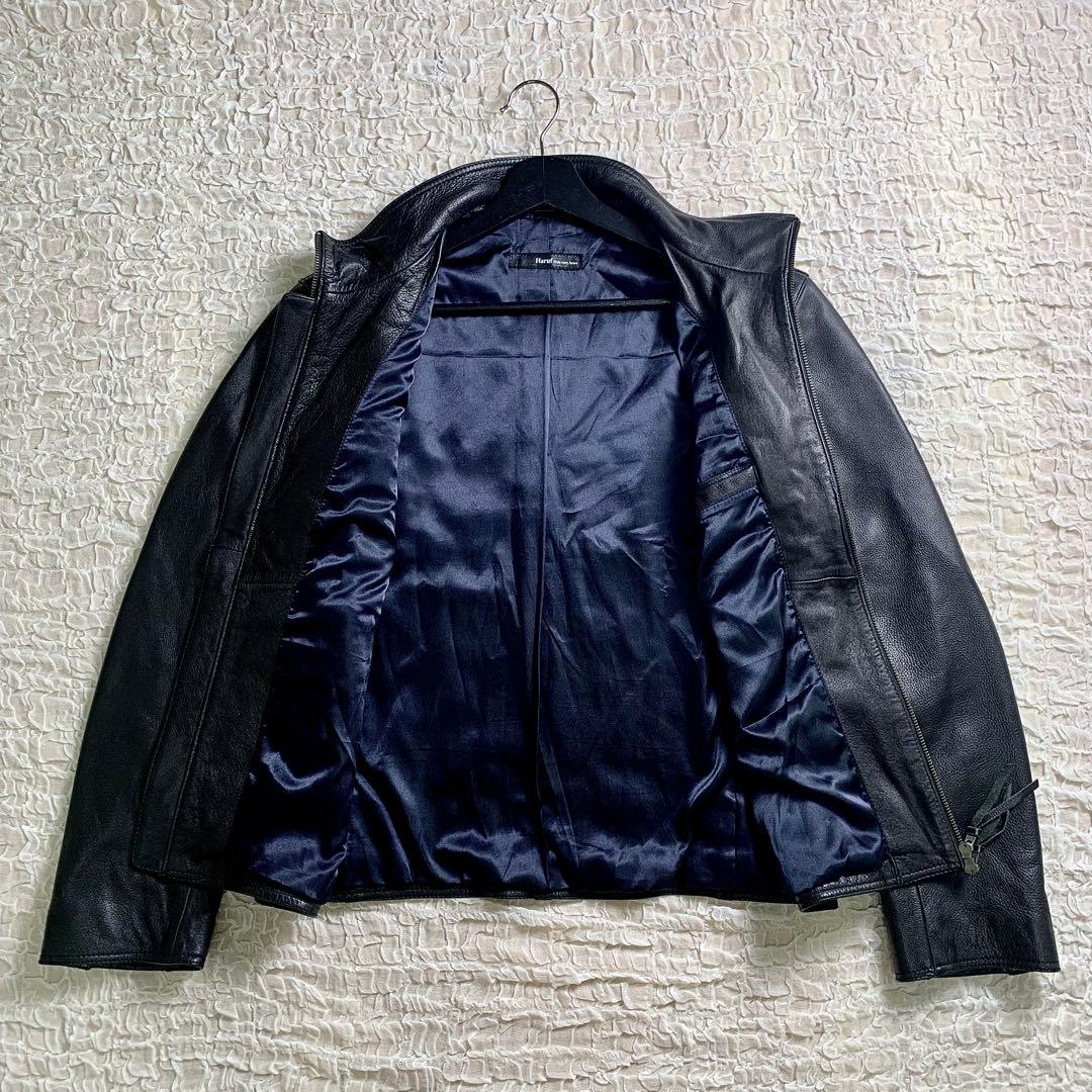 Haruf レザージャケット ライダースジャケット 牛革 LL