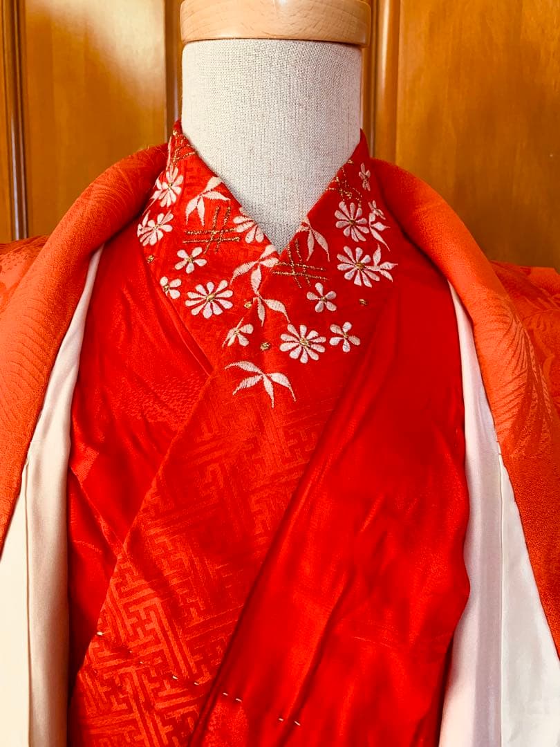 七五三　7歳の女の子のお振袖コーディネート　ハーフ成人式や卒業式にも　色無地