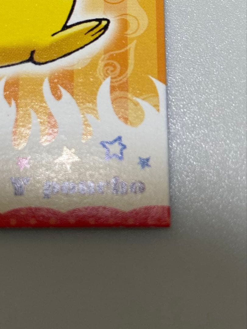 太*】様 ポケモン　ポンチョを着たピカチュウ 名刺カード メガリザードン