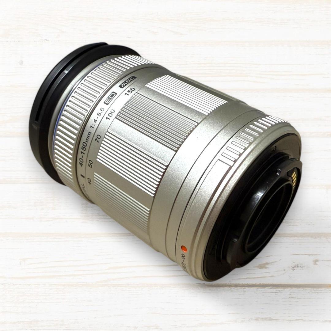 オリンパス 望遠ズームレンズ M.ZUIKO 40-150mm シルバー