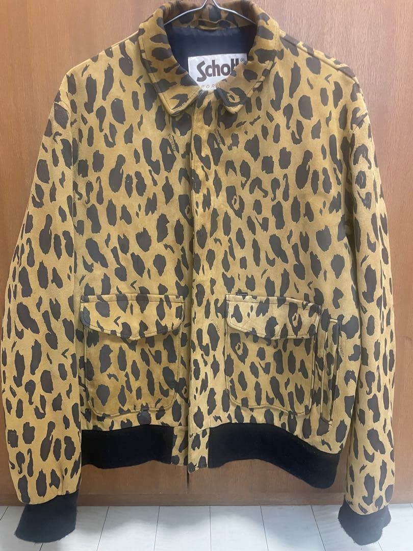 タ*カ様 Supreme×Schott Leopard leather Jack
