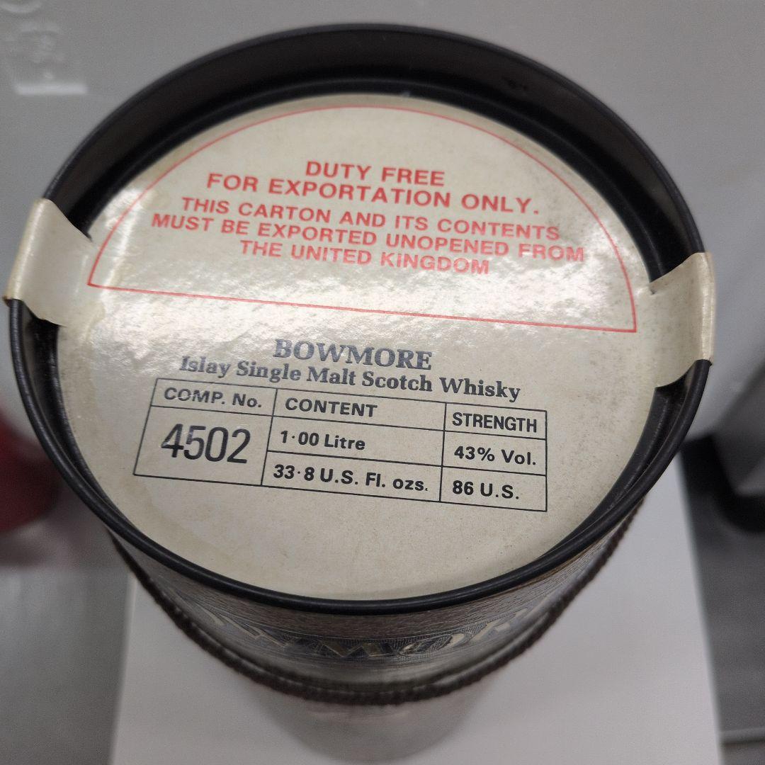 ウイスキー Bowmore 12 Years Old Islay Whisky 1L