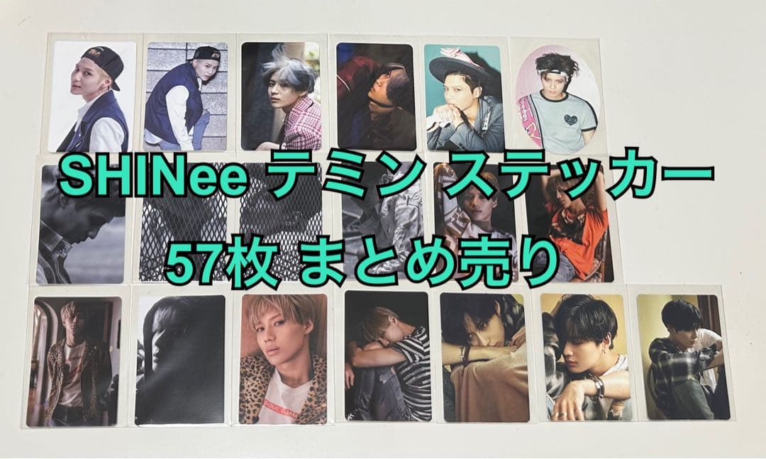 SHINee テミン ステッカー 57枚セット 公式グッズ