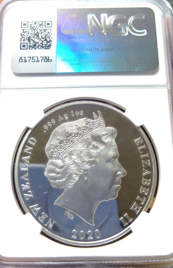 ngc 2020 ニュージーランド 東京オリンピック 1オンス　銀貨 1000枚