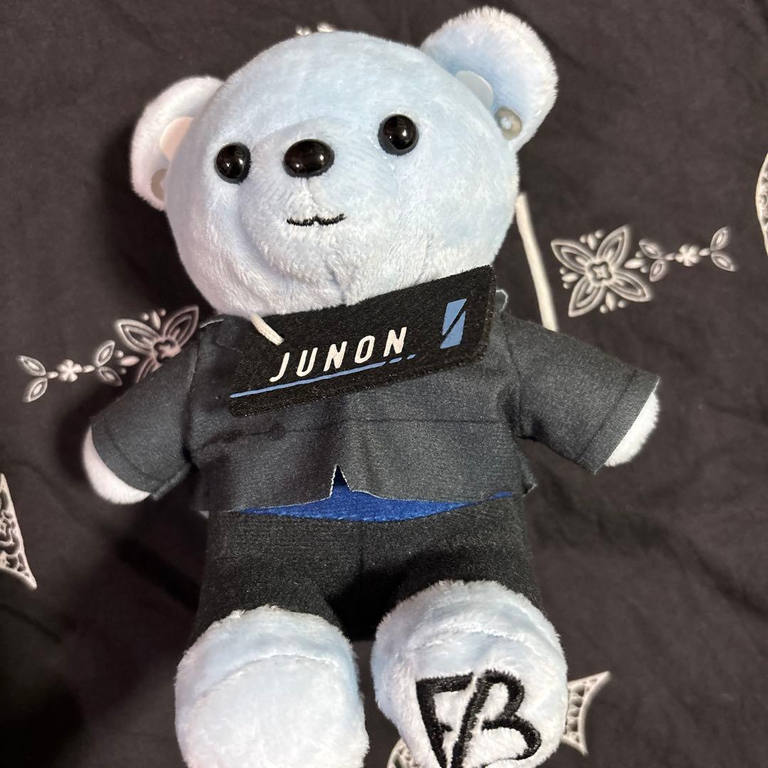 JUNON FBロゴ入りぬいぐるみ3体セット