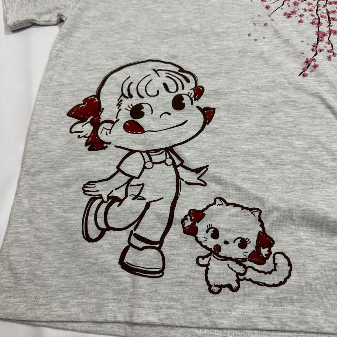 新品未使用　タグ付き　ペコちゃん　Tシャツ 和柄　さくら　LLサイズ