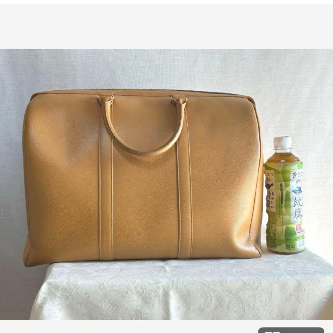 【最終お値下げ】COMTESSコンテス　サフィアーノレザー　大容量ボストンバッグ