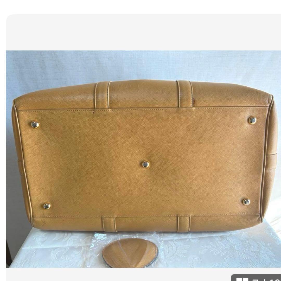 【最終お値下げ】COMTESSコンテス　サフィアーノレザー　大容量ボストンバッグ