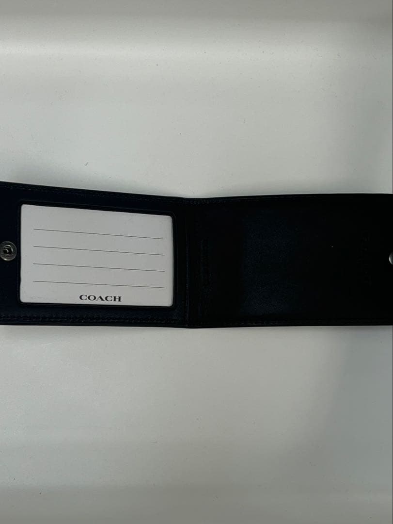 COACH コーチ シグネチャー ラゲッジタグ ネームタグ グリーンマルチ