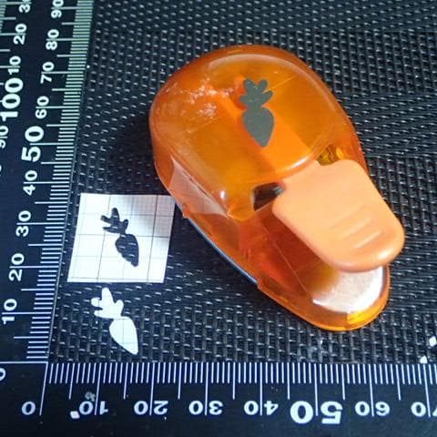 にんじん　クラフトパンチ　ニンジン　人参