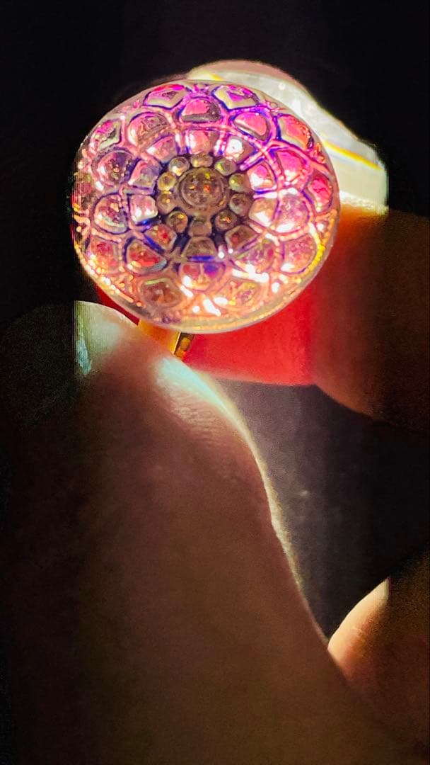 桃蓮玉✨現品のみ‼️魅惑の七変化魔術曼荼羅リング✨