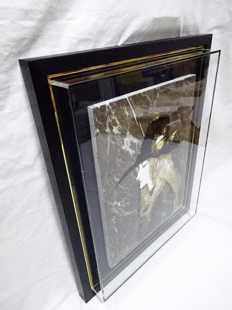 #天野喜孝 #大理石 #肖像 #吸血鬼ハンターD #共箱 #アールビバン保証書