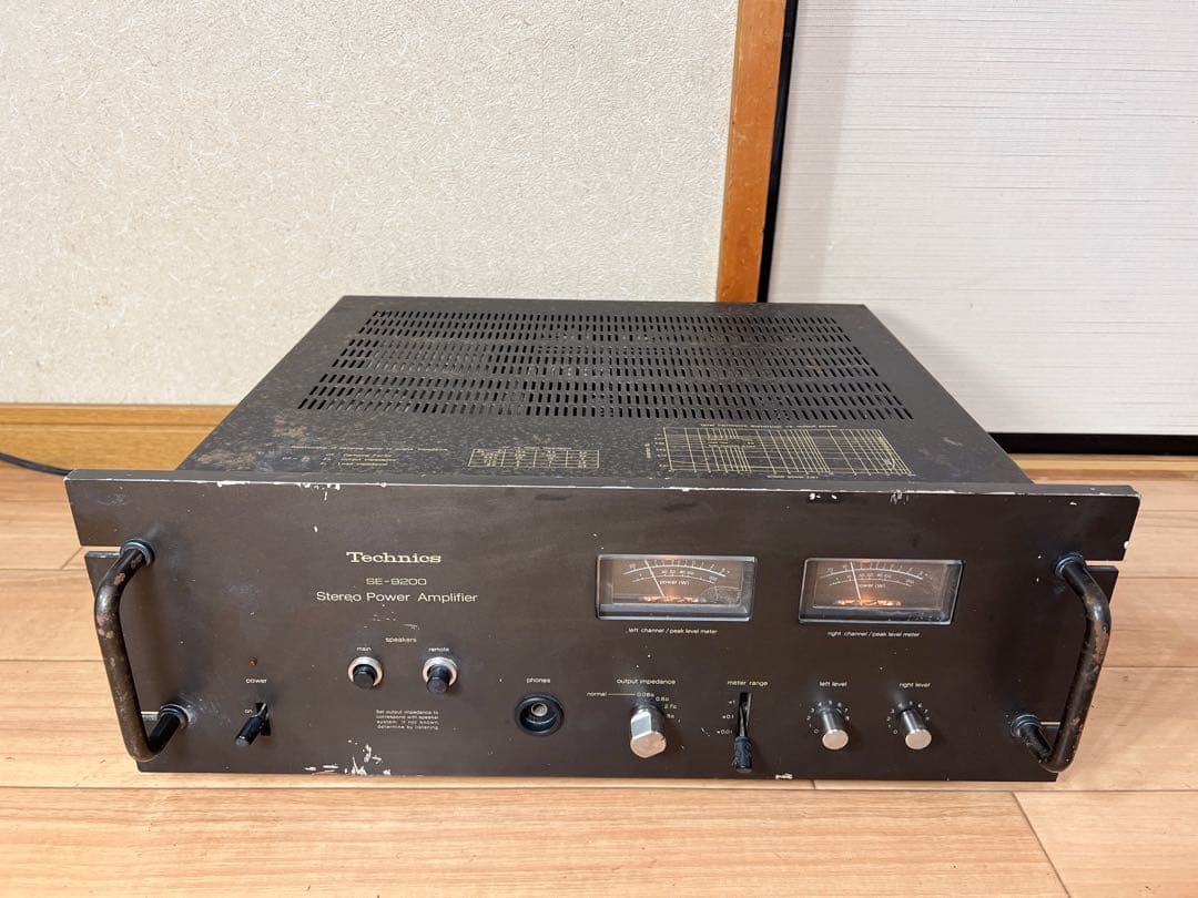 TECHNICS SE-9200 パワーアンプ テクニクス 【中古品】