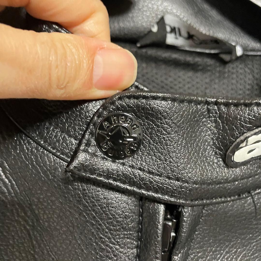 美　アルパインスターズ　レザー　ジャケット　ライダース　バイカー　ブラック　XL