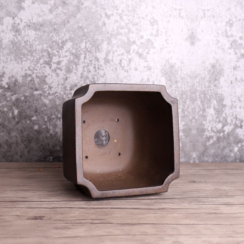 宜興紫砂鉢 四方抽角鉢 盆栽鉢 植木鉢 小品盆栽鉢 大品盆栽鉢