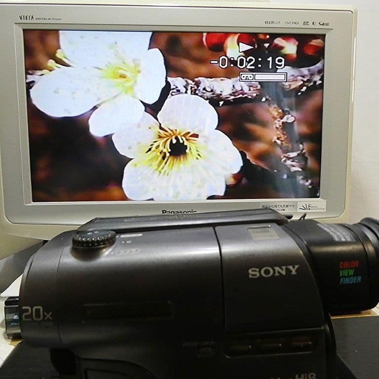 動作良好 ソニーVideoHi8 CCD-TR11 8ミリビデオ　DVD化に