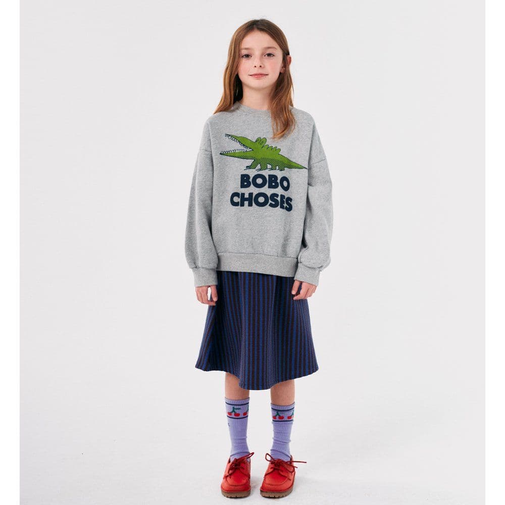 【試着のみ】ボボ・ショーズ） クロコダイル　スウェット(12-13y)155㎝