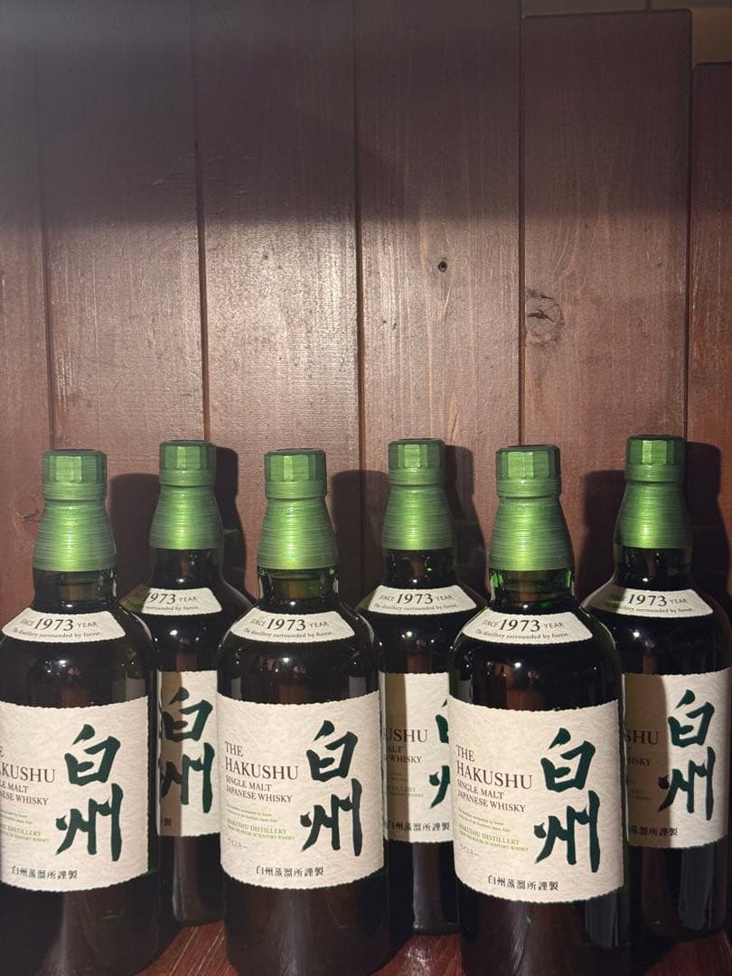 白州NV シングルモルトウイスキー 700ml×6本