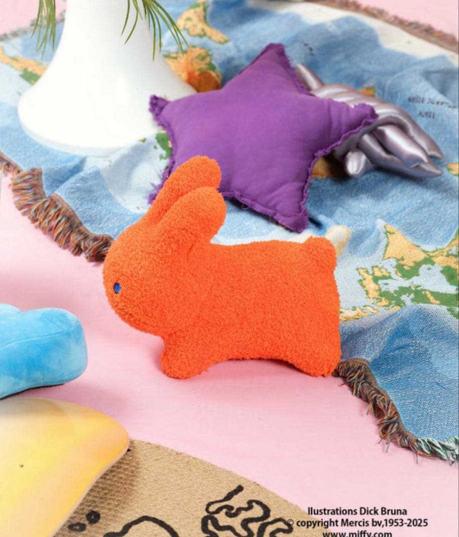 【新品】BEAMS別注MEDICOMTOYブルーナボンボンふわモコミニラビット