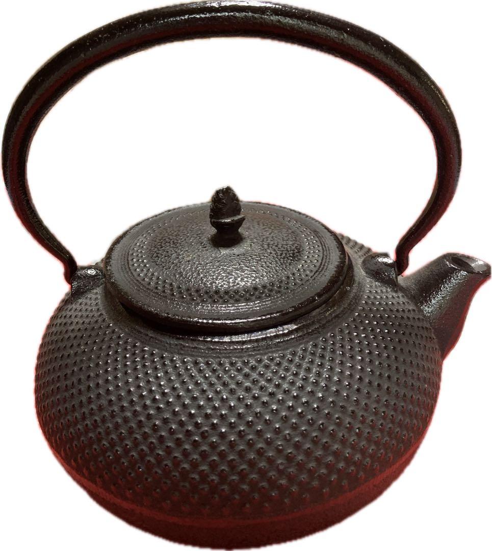 南部鉄瓶（黒）点状模様　IH使用可能