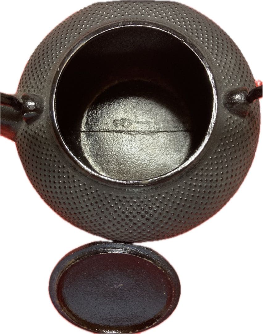 南部鉄瓶（黒）点状模様　IH使用可能