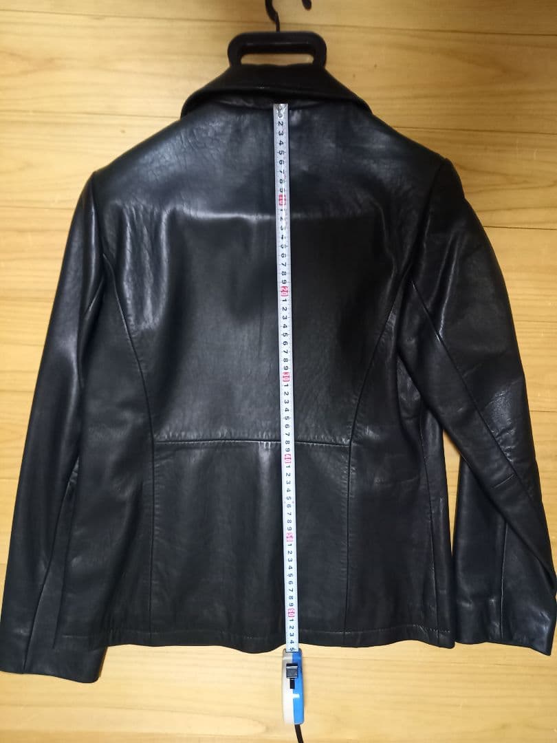 ブラックレザーシングルジャケット