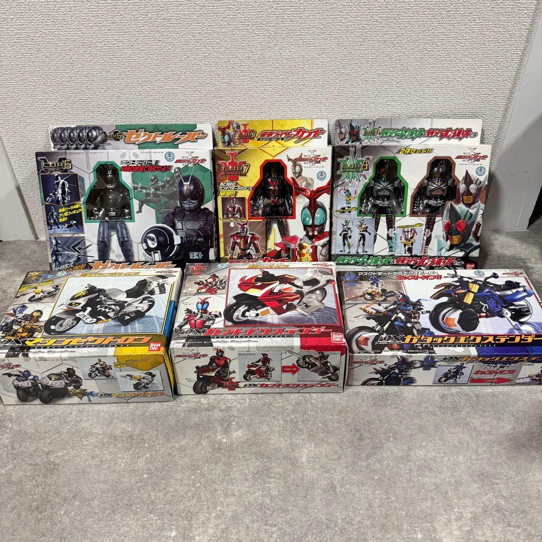 仮面ライダーカブト C.O.R 6~8 C.O.R.m フィギュア 6点まとめ