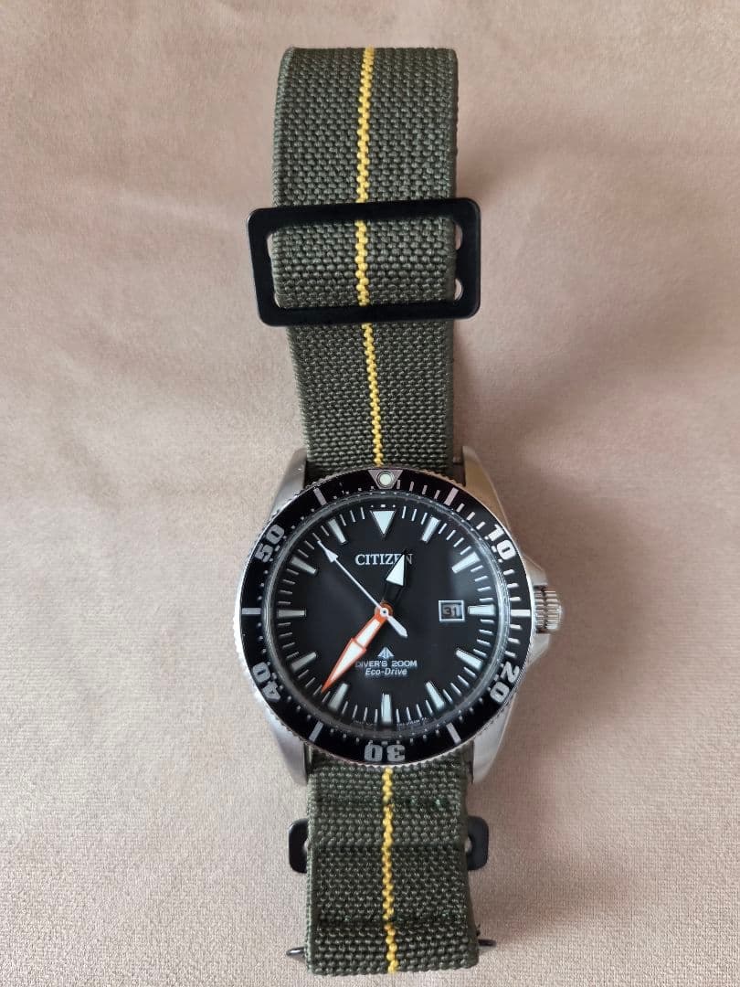 【美品】CITIZEN ECO-DRIVE エコドライブプロマスター　ダイバー