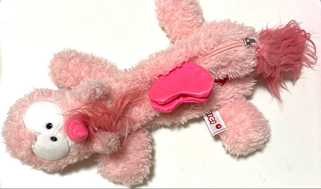 ニキ　ペンポーチ　ぬいぐるみ　マスコット　キャラクター　文具　筆箱　レア　オソロ