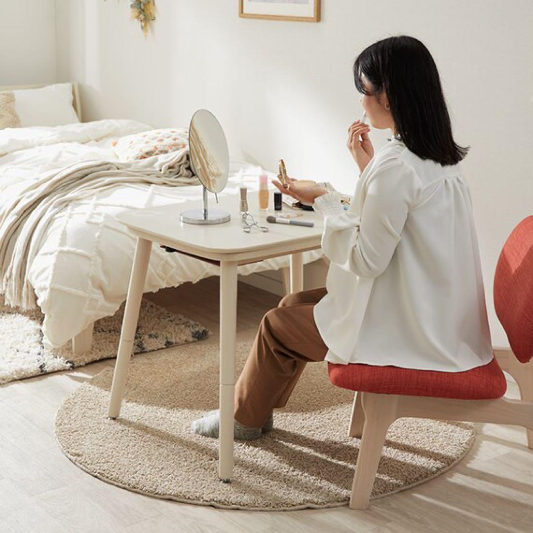 ニトリ　こたつテーブル　ホワイトウォッシュ