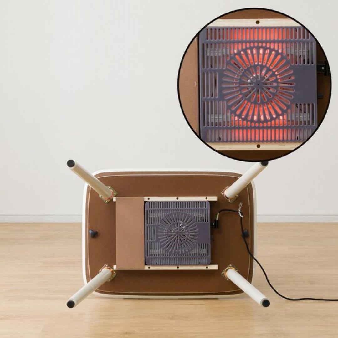 ニトリ　こたつテーブル　ホワイトウォッシュ