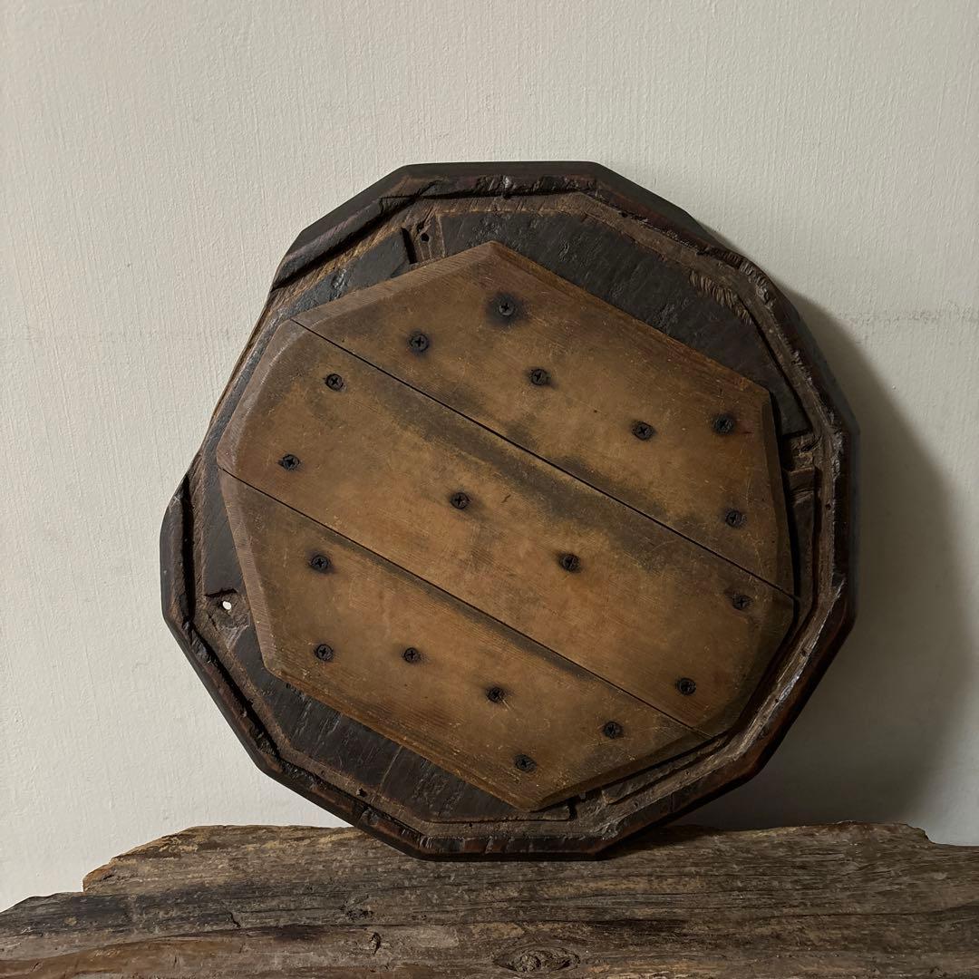 李朝十二角膳天板その69盆.古道具.骨董品.韓国骨董. Antique.酒器盆