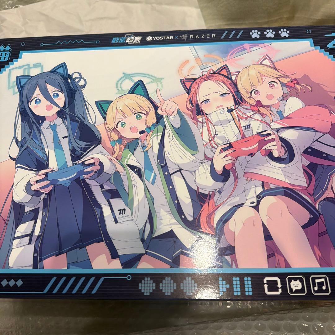 Razer ブルーアーカイブ 中国公式 コラボ ヘッドホン ミドリ(黒)