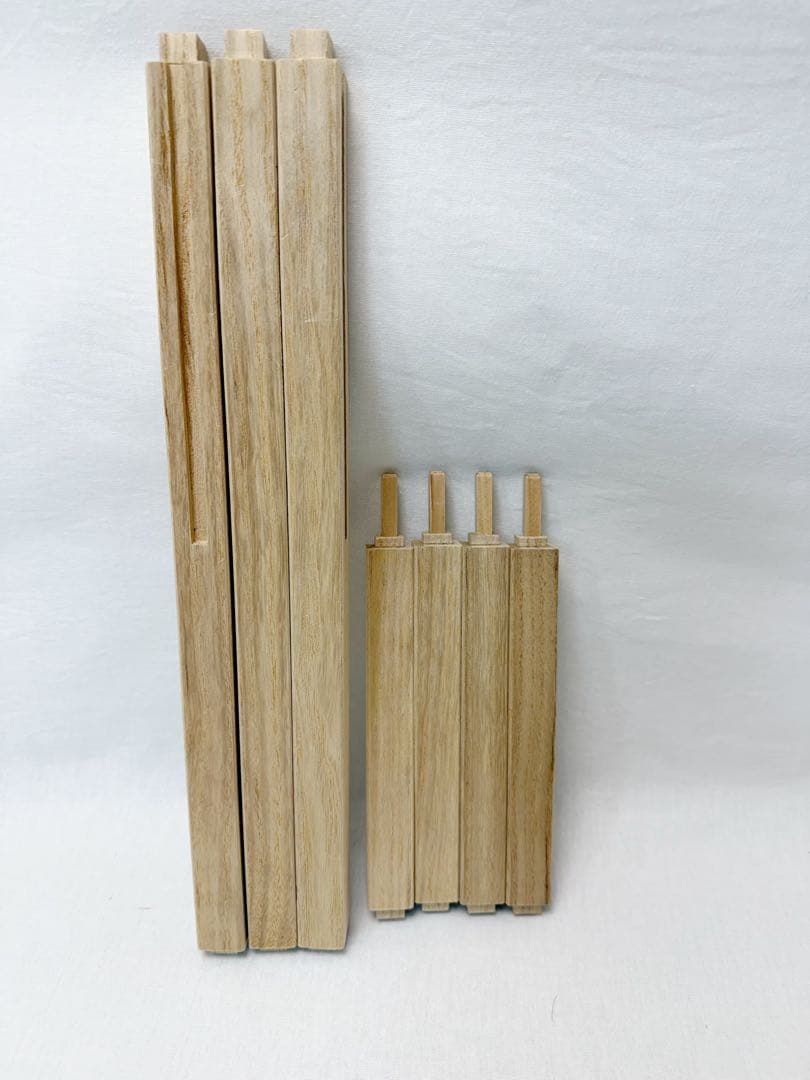 未使用 茶道具 幸斎造 淡々斎好 荒磯棚 桐木地 四本柱 波頭透し 組立式 元箱