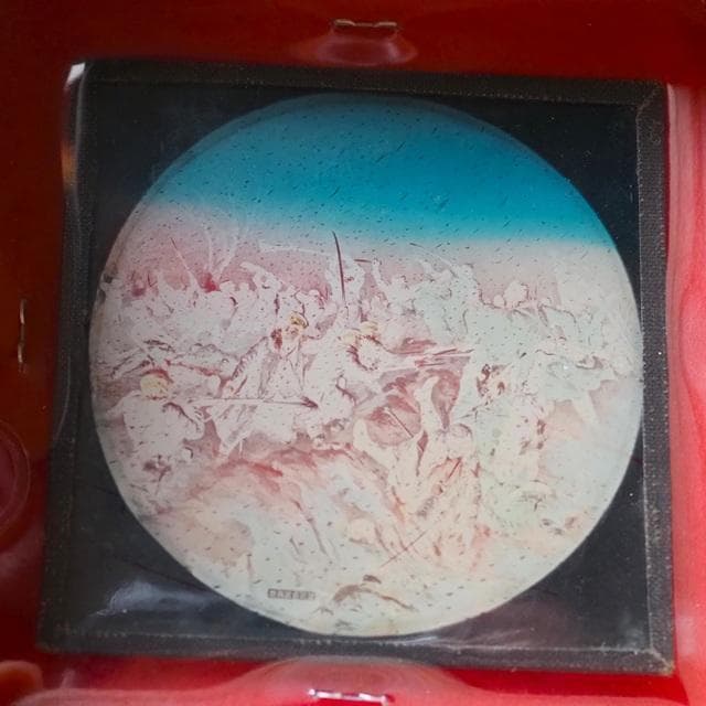 ガラス絵　日露戦争　幻灯シリーズ　東京写真印刷　アンティーク　コレクション　　1