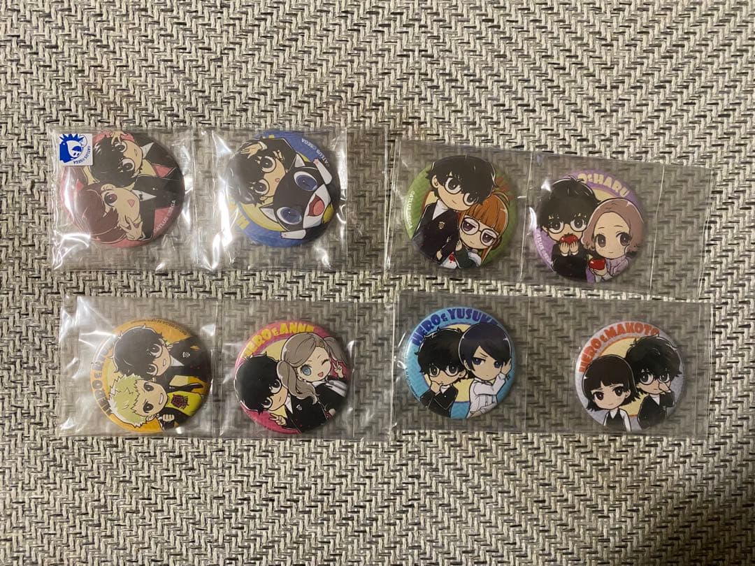 ペルソナ5 缶バッジ みんなで作る調査報告書 特典