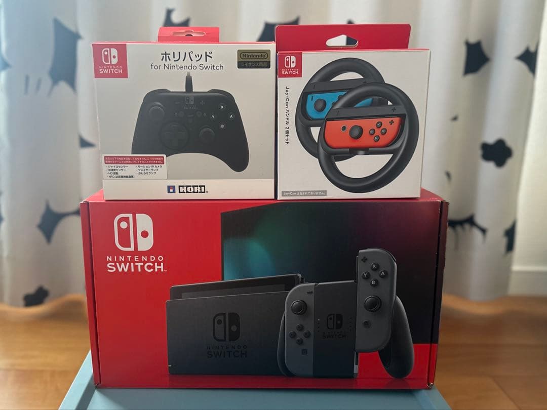 Nintendo Switch グレー マリオカート8DX付