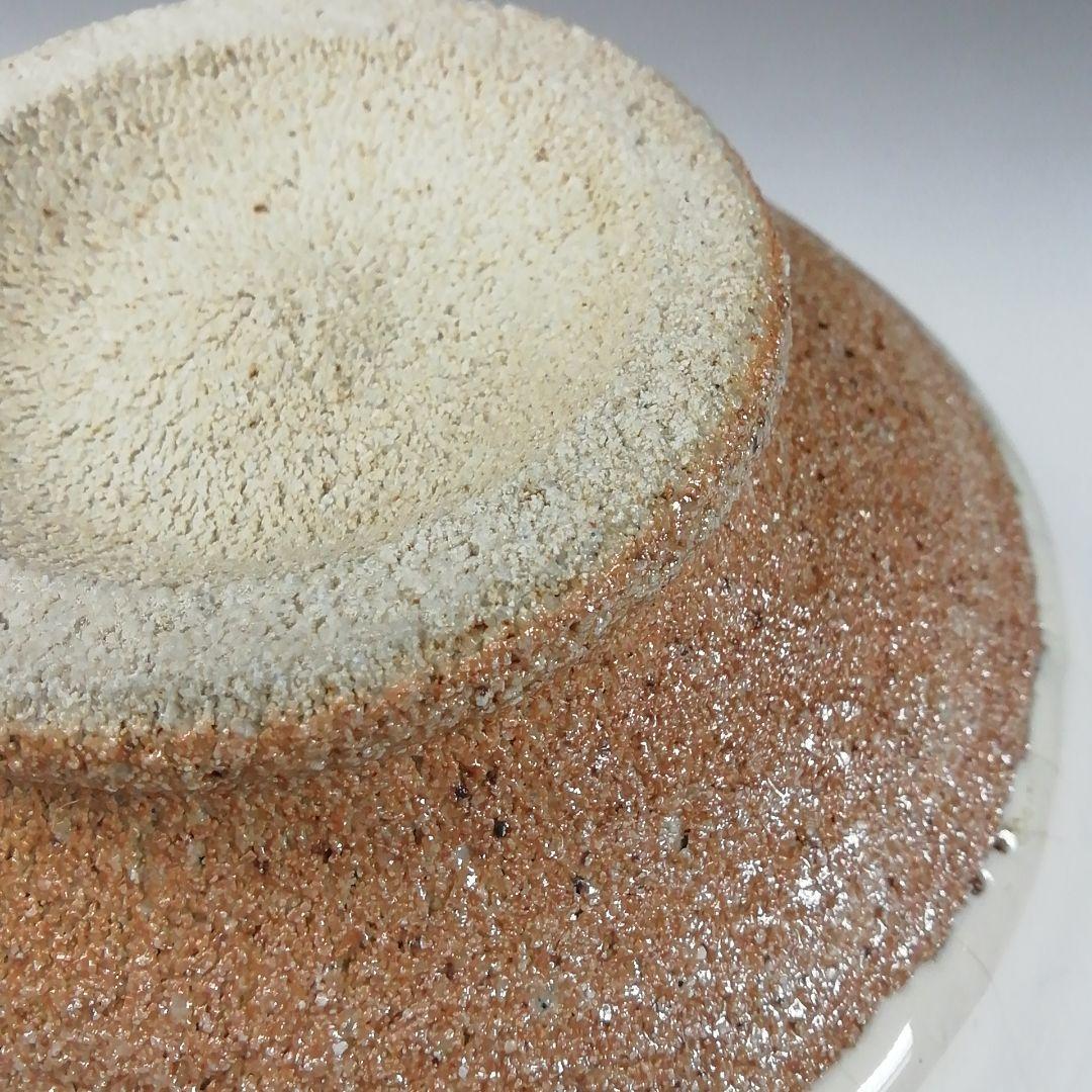 Ｔ１５３　茶碗　『斑唐津茶碗』『帆柱窯　中嶋紀文』　共箱　抹茶碗　茶道具